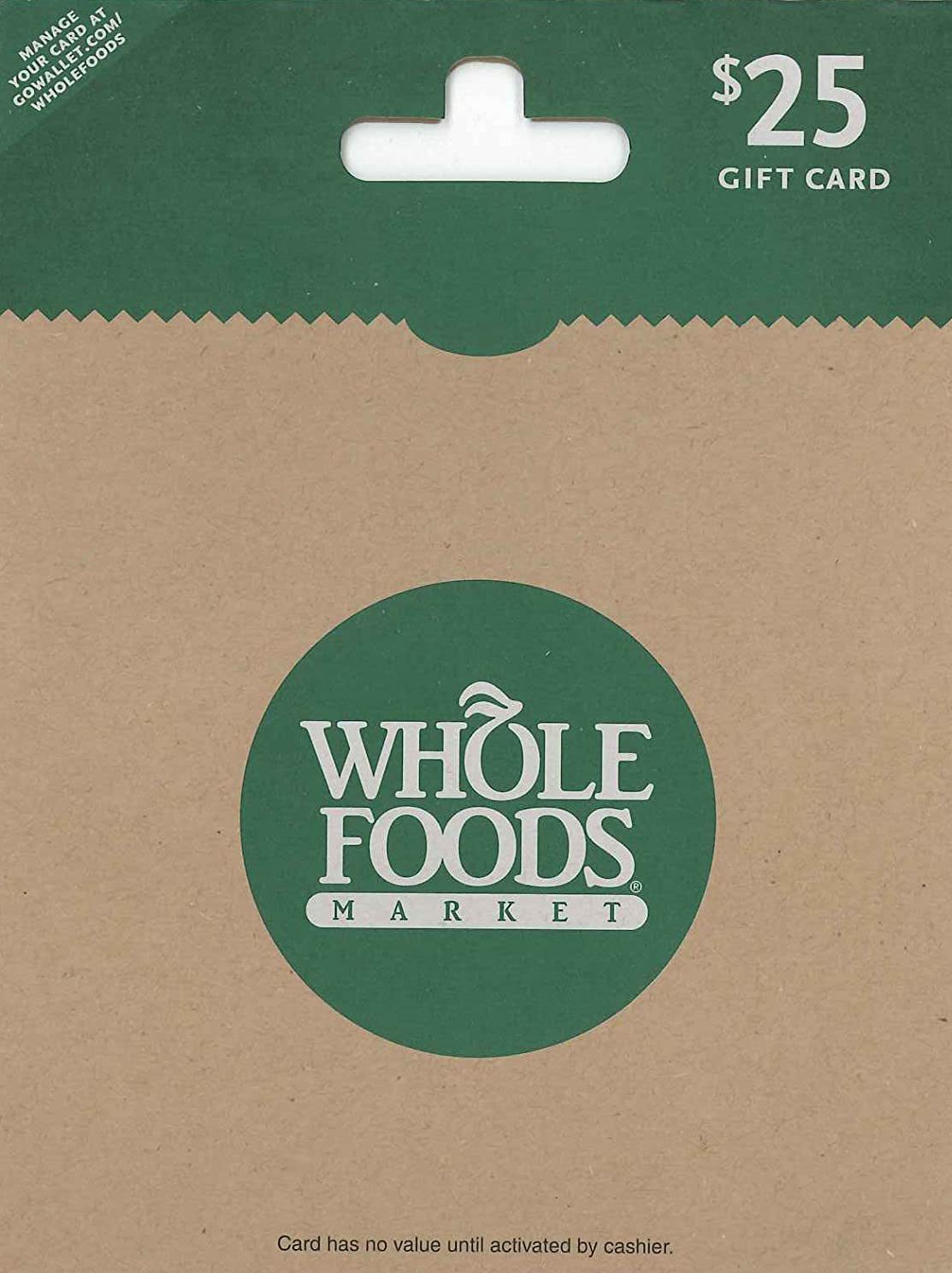 Whole Foods e-gift card