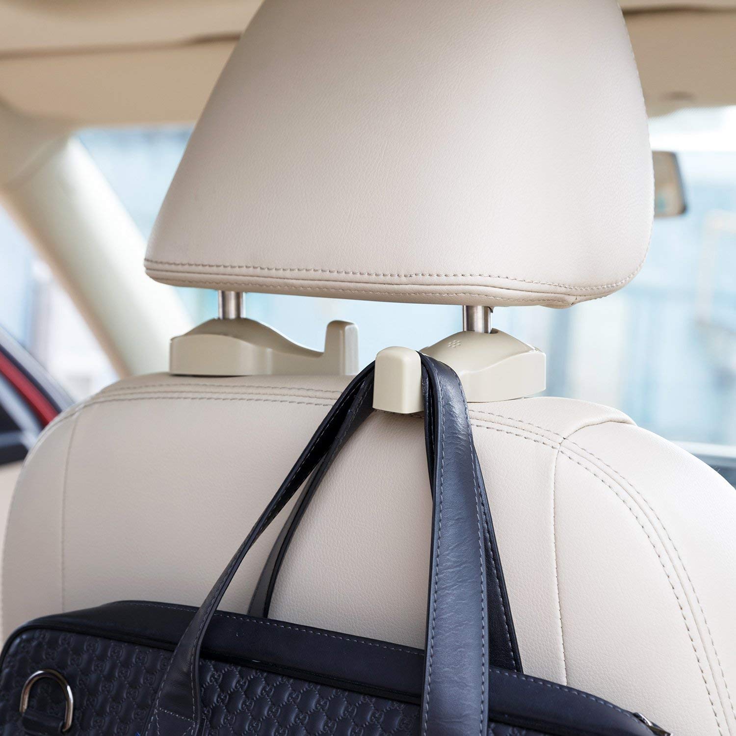 A Set Of Seat Back Headrest Hooks