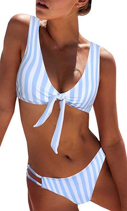 Striped Bikini Set Two Piece Swimsuit