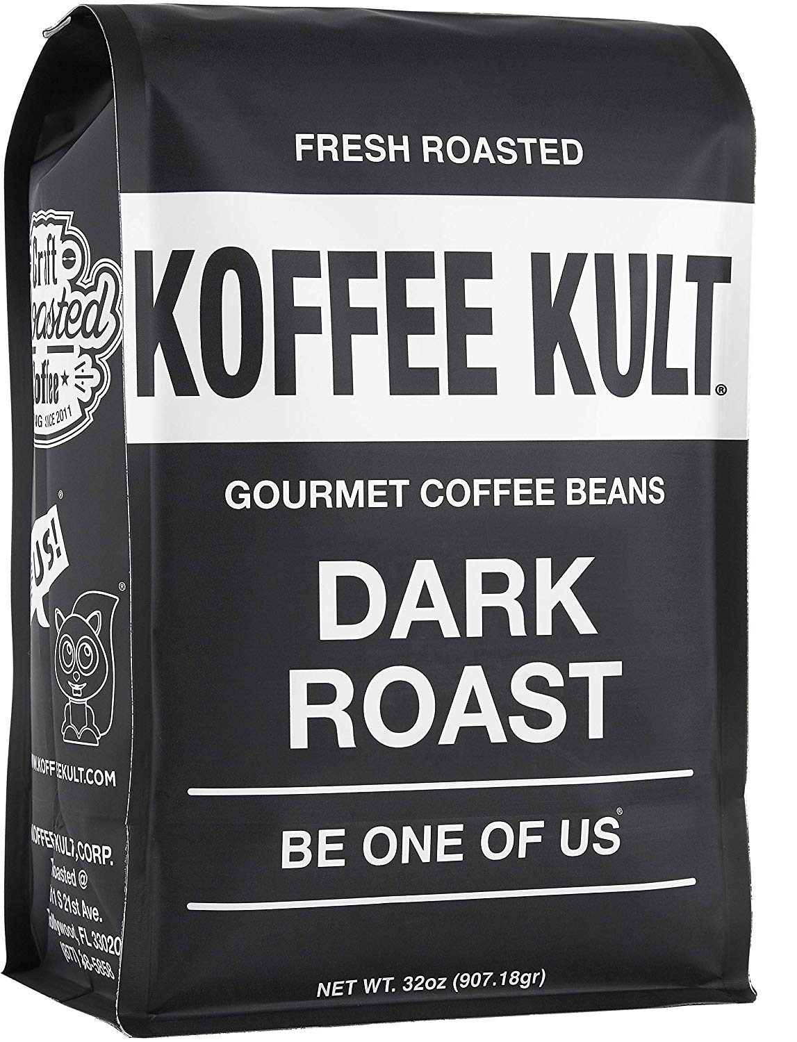 A Bag Of Koffee Kult Dar Roast Coffee Beans