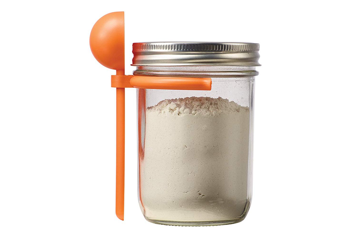 Coffee Spoon Clip for Wide Mouth Mason Jars