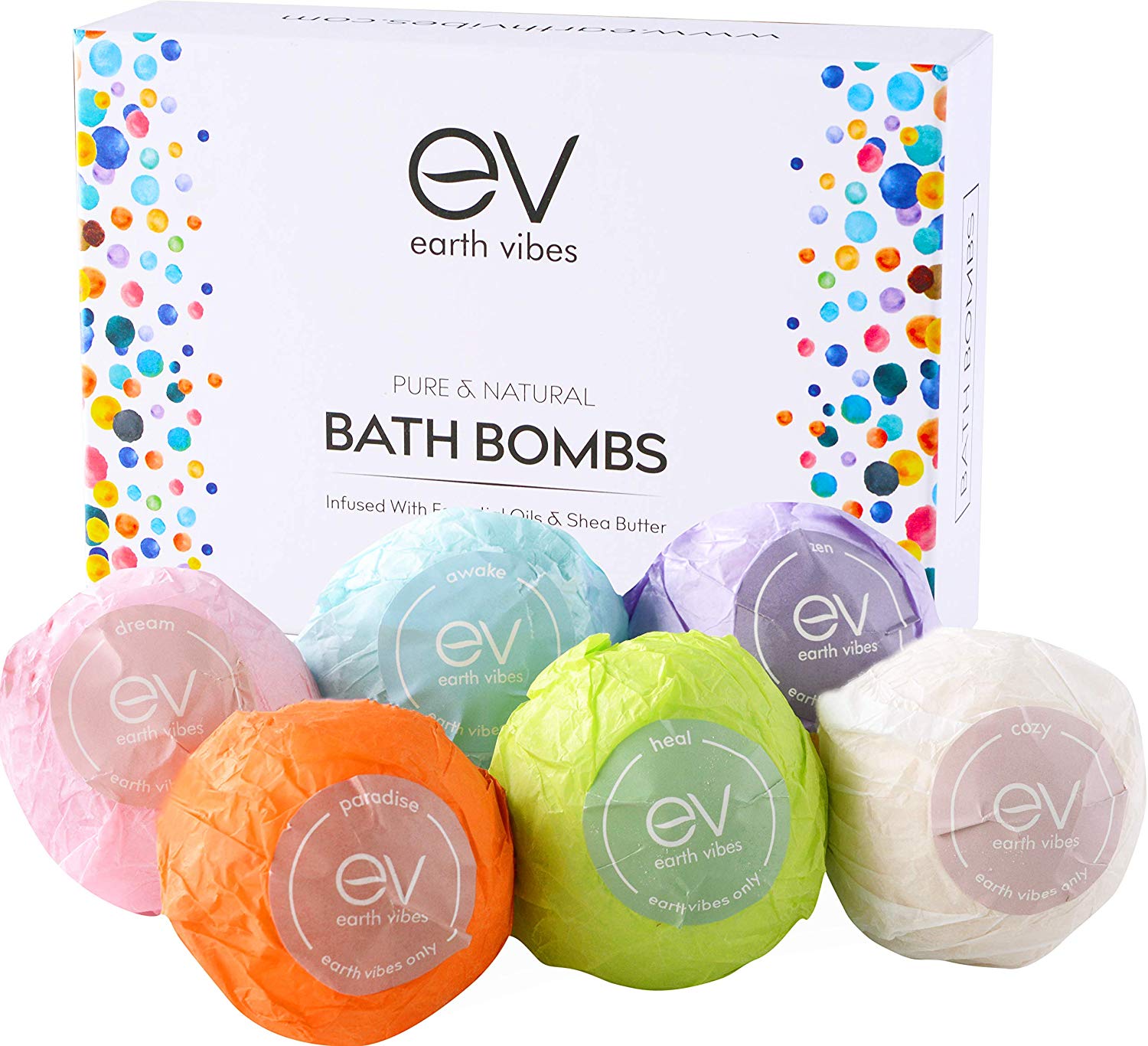 Earth Vibes Bath Bombs Gift Set