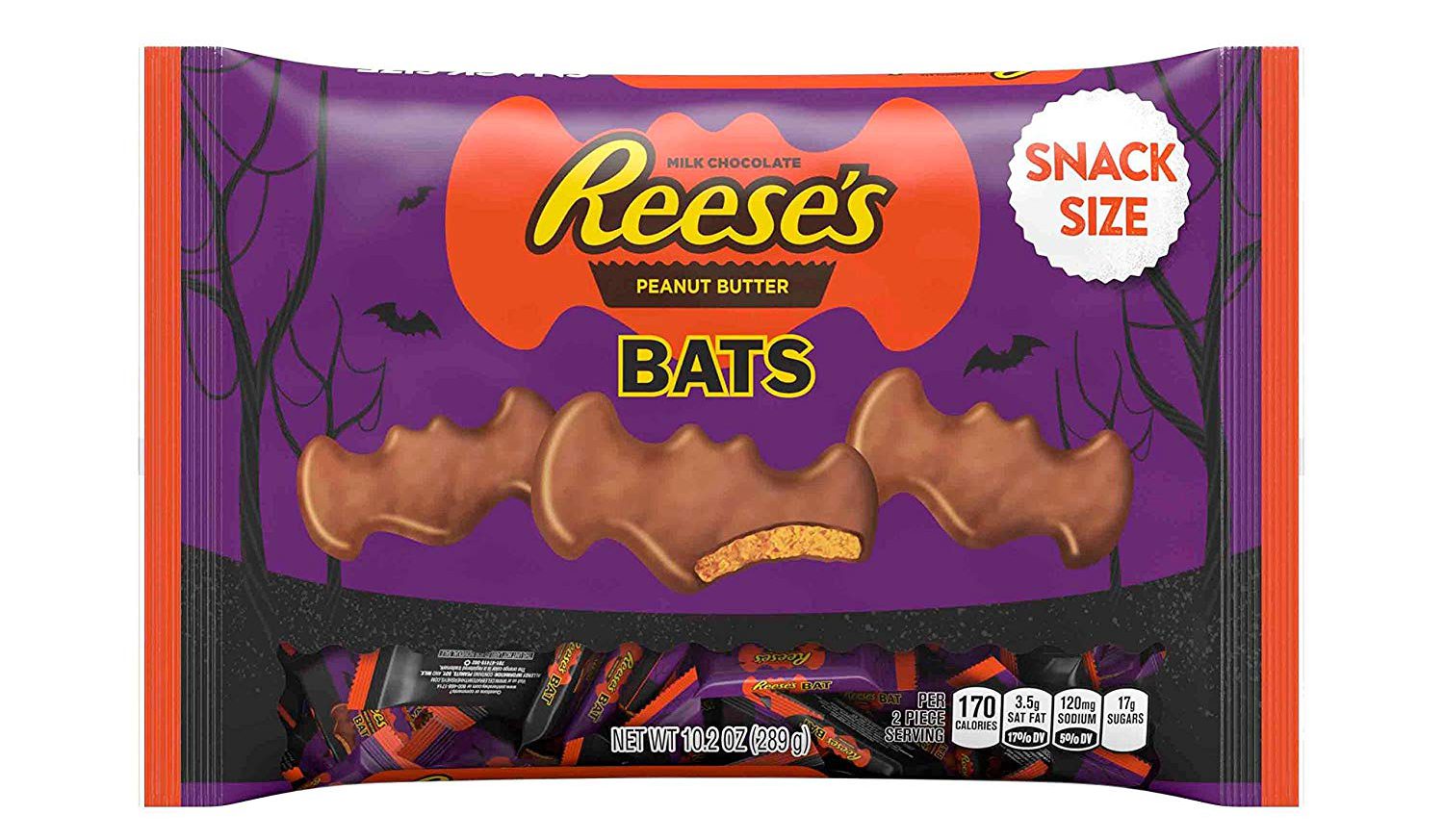 Reese's Halloween Snack Size Peanut Butter Bats