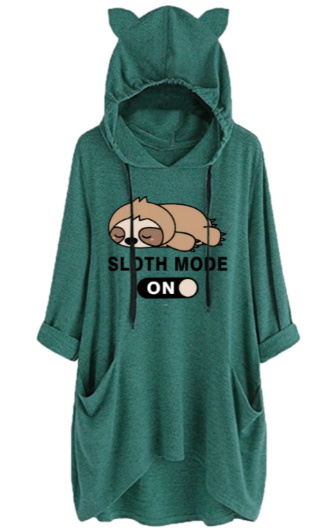 Cat Ear Sloth Hoodie