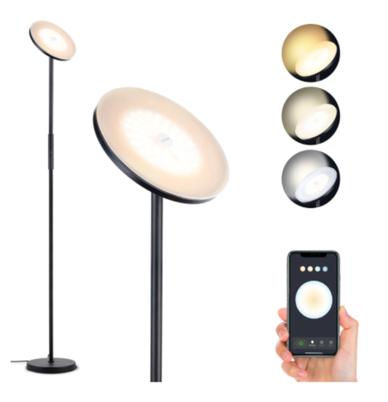 Teckin Torchiere LED Floor Lamp