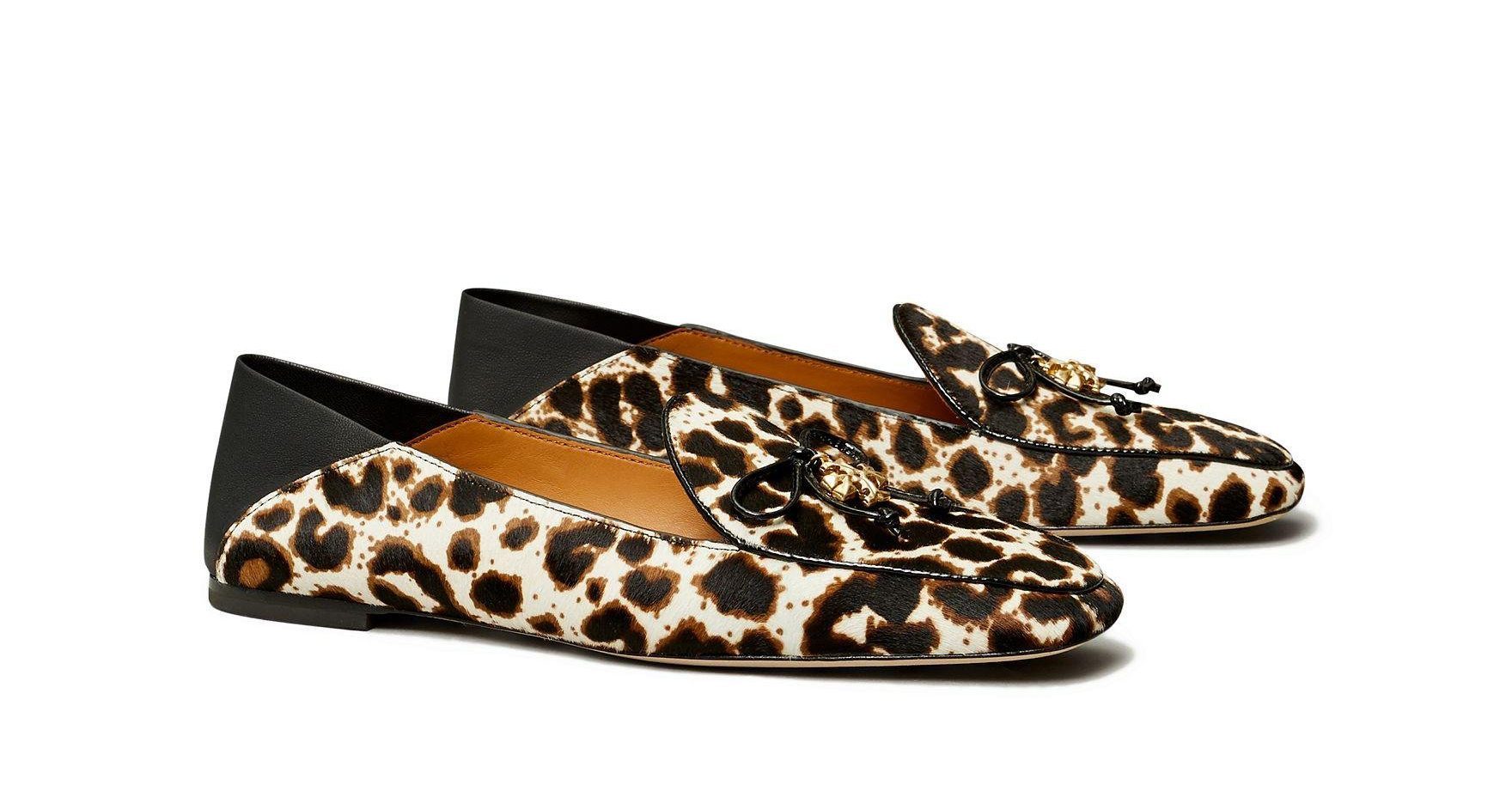 Tory Charm Creamleopard Loafer