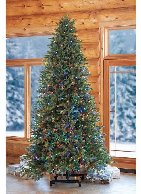 7'-9' Adjustable Grow & Stow Pre-Lit LED Artificial Christmas Tree