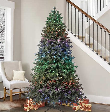 7.5' App-Controlled Pre-Lit Twinkly LED Artificial Christmas Tree