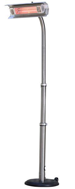 Fire Sense Stainless Steel Pole Mounted Infrared Patio Heate