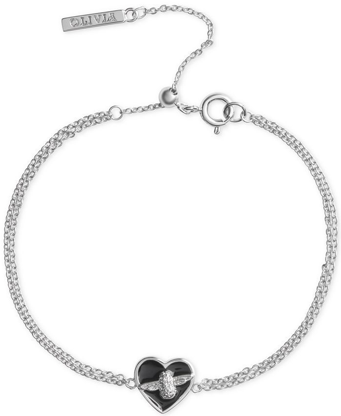 Olivia Burton Love Bug Heart Chain Bracelet