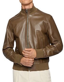 BOSS Nafan Leather Jacket