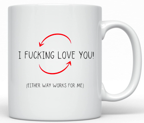 I F'ing Love You Funny Valentine's Day Mug