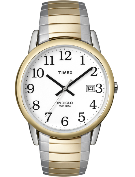 Timex Two-Tone Case White Dial 35mm Watch