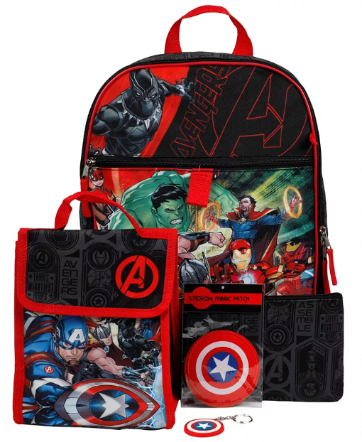 Avengers Backpack Set