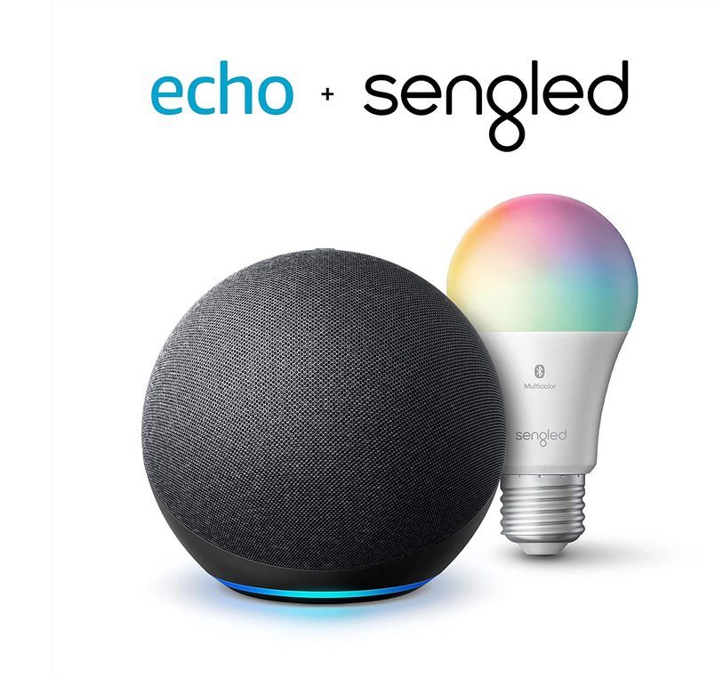 Echo Dot(4th Gen) + Sengled Bluetooth Color bulb
