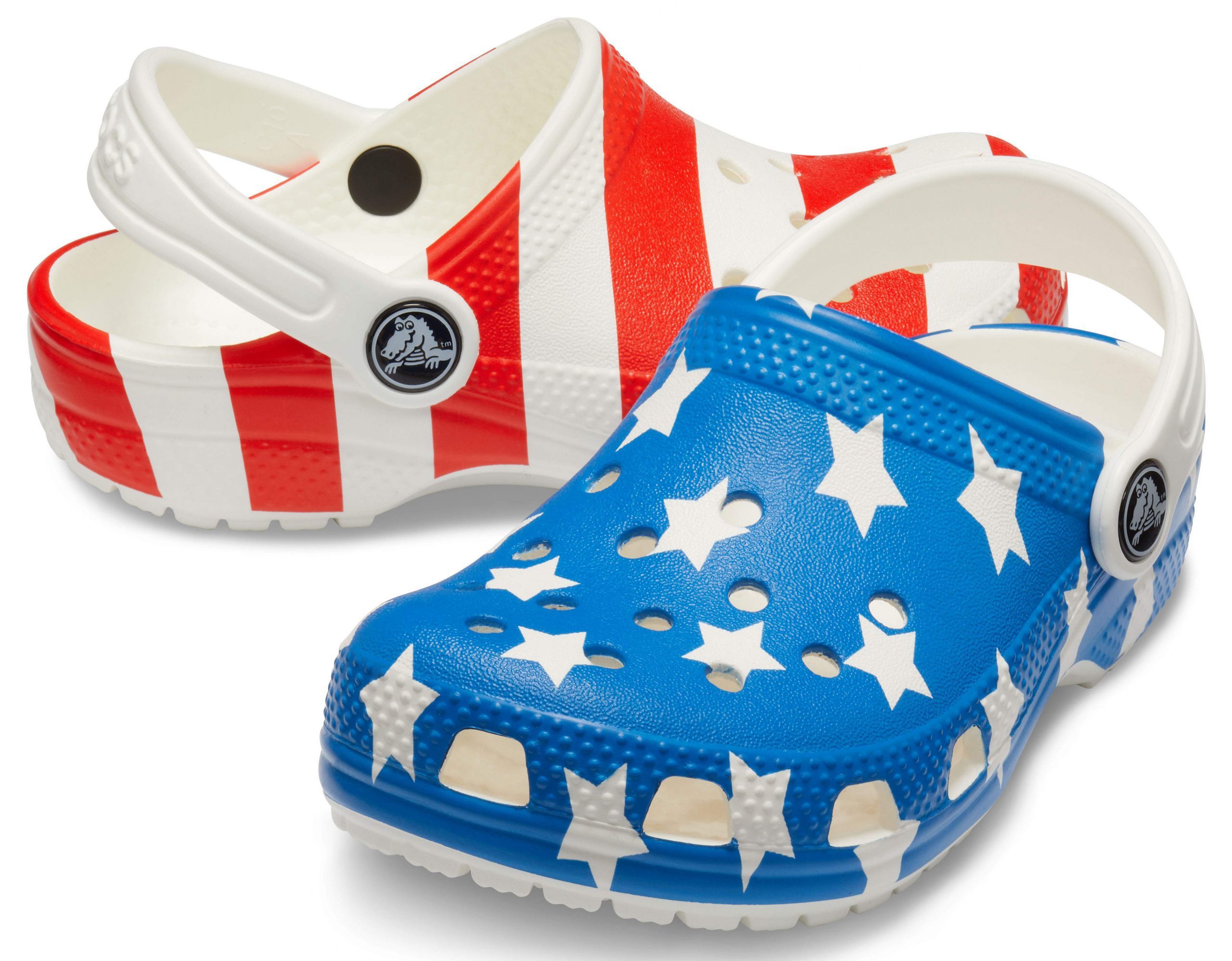 Crocs Unisex-Adult Classic American Flag Clogs