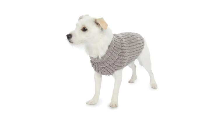 Barefoot Dreams CozyChic Ribbed Dog Sweater